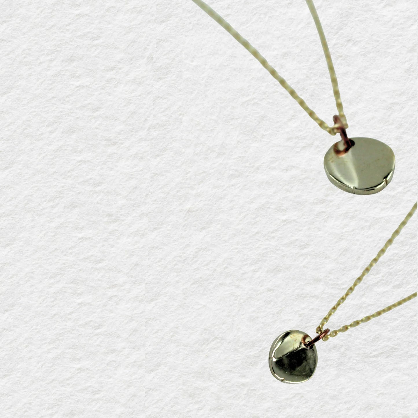 Ancient Coin Pendant Amulet (Brass With 45cm Gold-Plated Silver Chain)