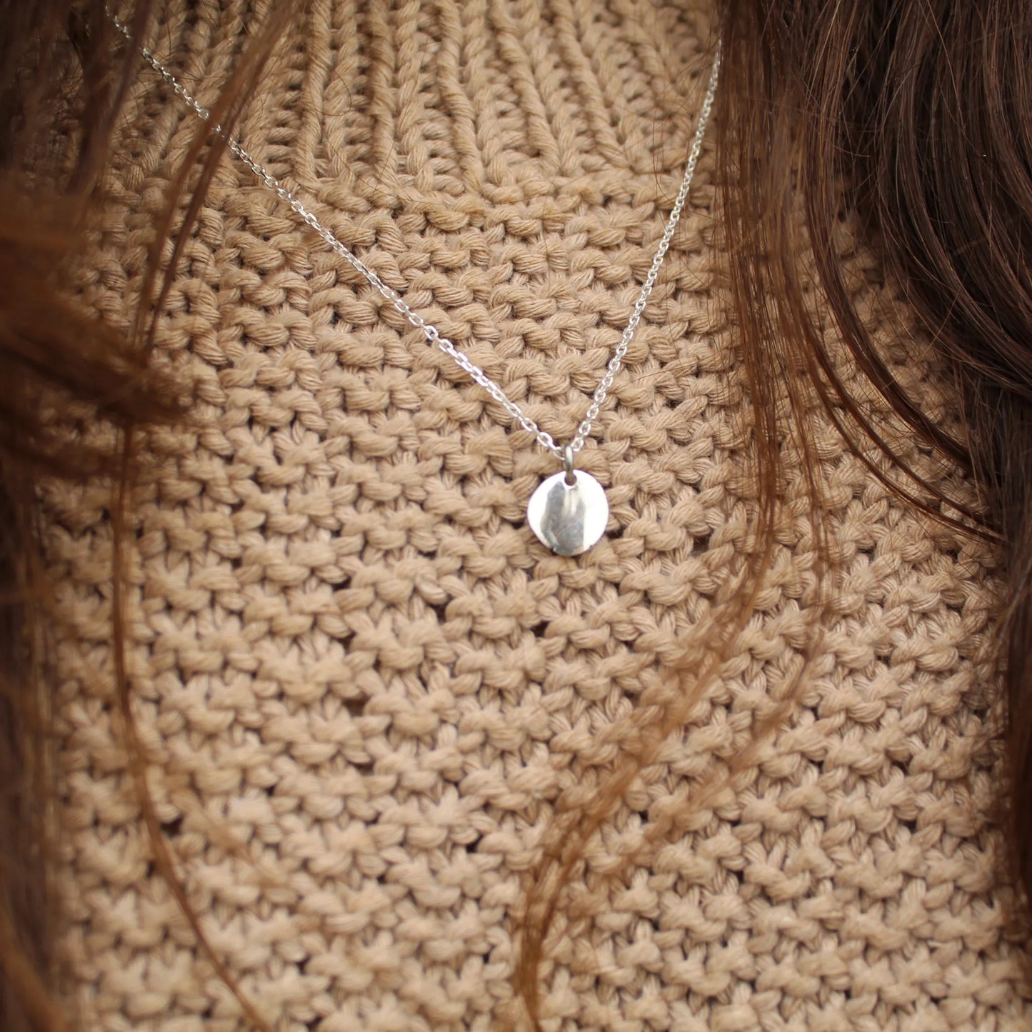 Ancient Coin Pendant Amulet (Silver With 45cm Chain)