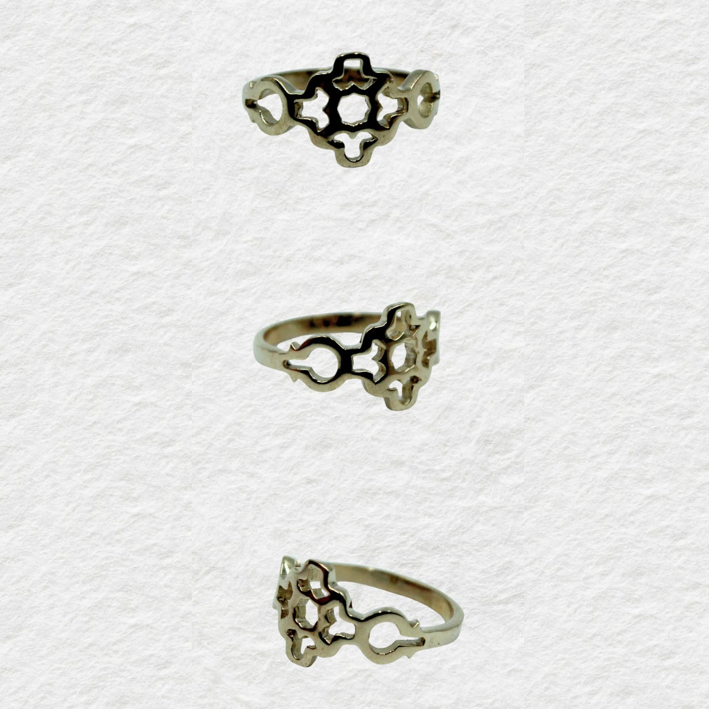 Ancient Labyrinth Key Ring (Brass)