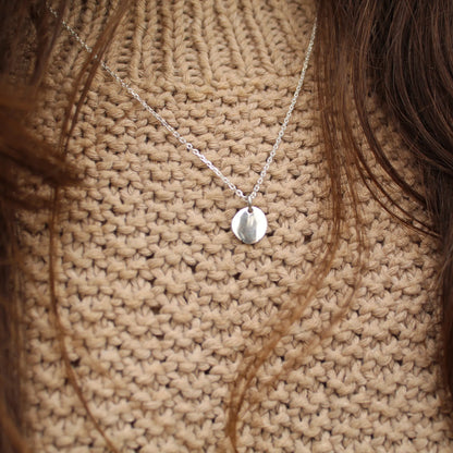 Ancient Coin Pendant Amulet (Silver With 45cm Chain)