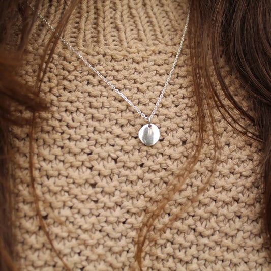 Ancient Coin Pendant Amulet (Silver With 45cm Chain)